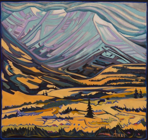 Waterton Highlands  36 x 38
oil on canvas  $3400 (sold)